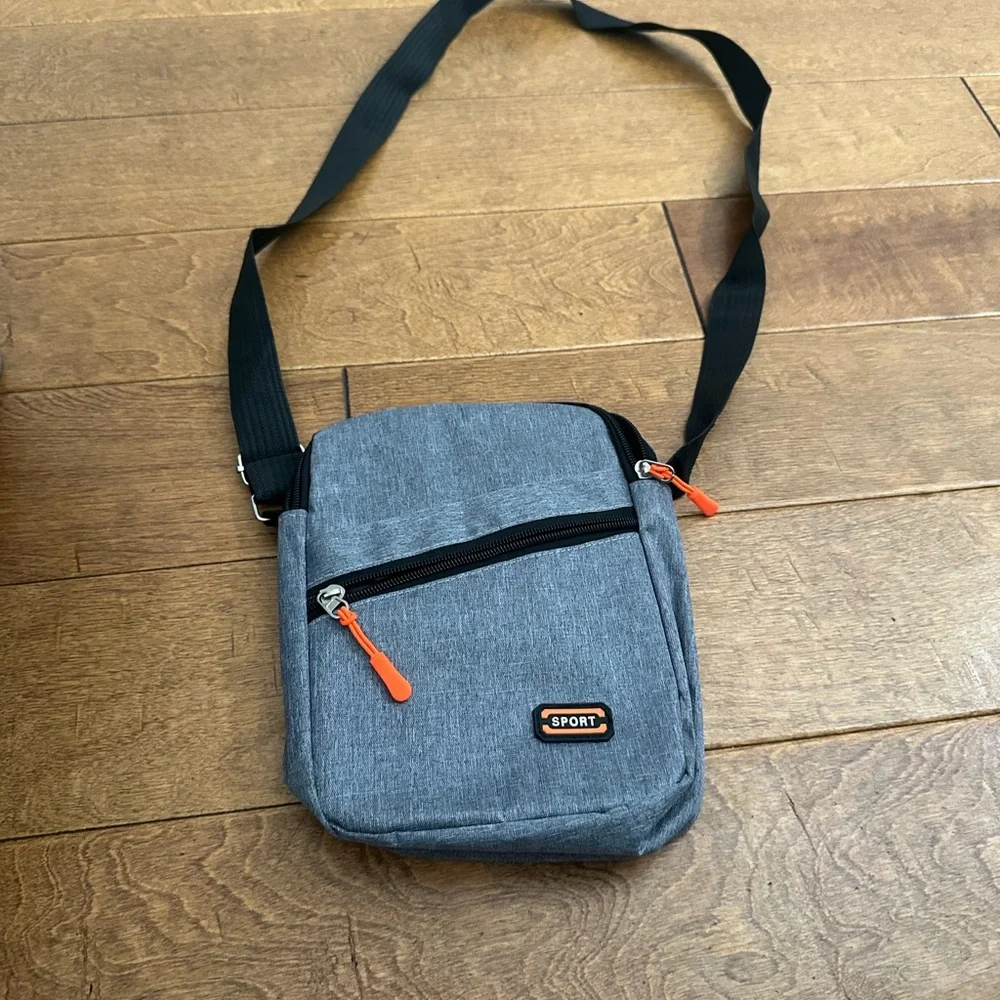 Sporto Blue and Black Messenger Bag